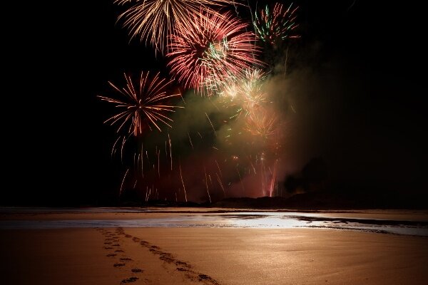 Beach Fireworks August 12 @ 10:30 pm - 10:45 pm Beach Fireworks